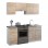 ΣΥΝΘΕΣΗ ΚΟΥΖΙΝΑΣ MAURICE ΜΕΛΑΜΙΝΗ SONAMA-ΛΕΥΚΟ HM2441 180x29,2-46εκ.