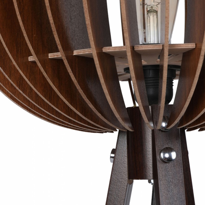 ΦΩΤΙΣΤΙΚΟ ΔΑΠΕΔΟΥ ΞΥΛΙΝΟ ΜΕ ΚΑΡΥΔΙ ΚΑΠΕΛΟ ΑΠΟ MDF HM7375.03 Φ36x145Υ εκ.