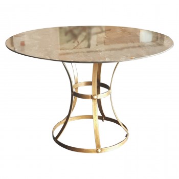 ΒΑΣΗ ΧΡΥΣΗ ΜΕΤΑΛΛΙΚΗ TS897/904 Φ80x73 ΓΙΑ ΕΠΙΦΑΝΕΙΑ Φ120