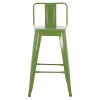ΣΚΑΜΠΟ ΜΕΣΑΙΟΥ ΥΨΟΥΣ ΜΕΤΑΛΛΙΚΟ MELITA ΣΕ LIGHT OLIVE GREEN HM8574.13 42x42x98 εκ.