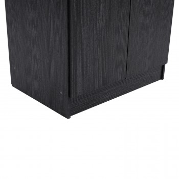 ΠΑΠΟΥΤΣΟΘΗΚΗ ΞΥΛΙΝΗ DAYANNA ΜΕ 6 ΡΑΦΙΑ 60X43X180.5εκ. ZEBRANO HM2379.01