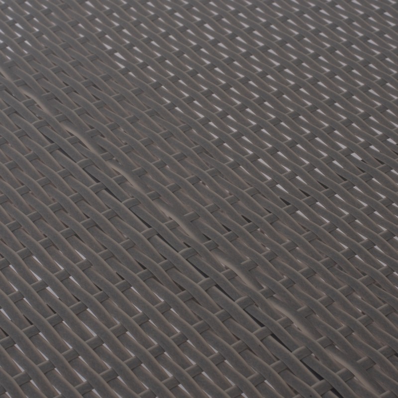 ΤΡΑΠΕΖΙ ΜΕΤΑΛΛΙΚΟ MINSK RATTAN ΓΚΡΙ HM5507.01 150x90x75Υ εκ.