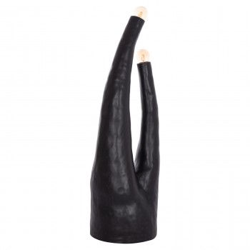 ΔΙΑΚΟΣΜΗΤΙΚΟ ΦΩΤΙΣΤΙΚΟ ΔΑΠΕΔΟΥ TUSKEN HM4702.01 FIBER CEMENT-ΜΑΥΡΟ 50x43x145Υεκ.