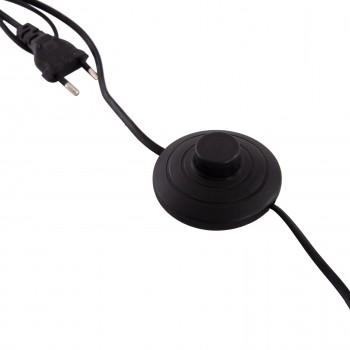 ΔΙΑΚΟΣΜΗΤΙΚΟ ΦΩΤΙΣΤΙΚΟ ΔΑΠΕΔΟΥ TUSKEN HM4702.01 FIBER CEMENT-ΜΑΥΡΟ 50x43x145Υεκ.