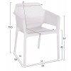 ΠΟΛΥΘΡΟΝΑ ΠΟΛΥΠΡΟΠΥΛΕΝΙΟΥ JOHN HM6103.01 ΛΕΥΚΗ 59x58x79.5Υεκ.