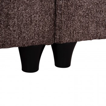 ΚΡEΒΑΤΙ ΔΙΠΛΟ HILDA HM717.02 ΥΦΑΣΜΑ ΜΠΟΥΚΛΕ ΚΑΦΕ--ΓΙΑ ΣΤΡΩΜΑ 160x200εκ.