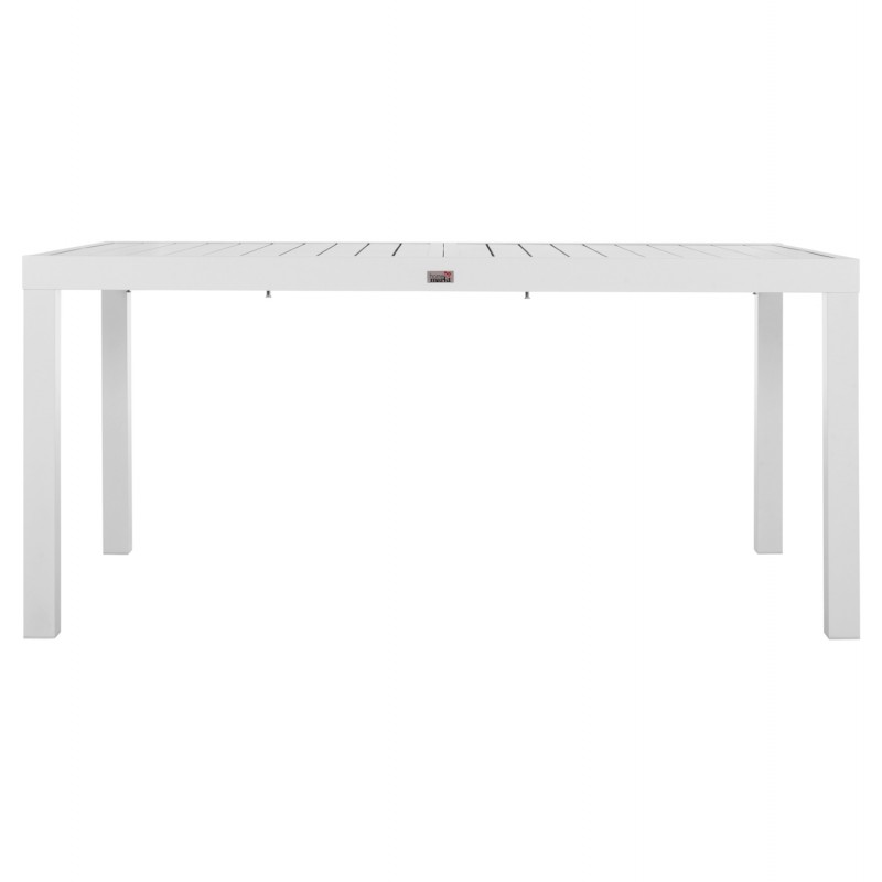 ΤΡΑΠΕΖΙ ΕΠΕΚΤΕΙΝΟΜΕΝΟ KRUM HM6277.01 ΑΛΟΥΜΙΝΙΟ ΛΕΥΚΟ 160-240x90x73Υεκ.