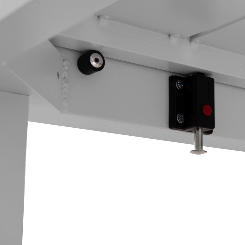 ΤΡΑΠΕΖΙ ΕΠΕΚΤΕΙΝΟΜΕΝΟ KRUM HM6277.01 ΑΛΟΥΜΙΝΙΟ ΛΕΥΚΟ 160-240x90x73Υεκ.