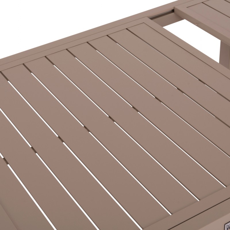 ΤΡΑΠΕΖΙ ΕΠΕΚΤΕΙΝΟΜΕΝΟ KRUM HM6277.04 ΑΛΟΥΜΙΝΙΟ ΚΑΠΟΥΤΣΙΝΟ 160-240x90x73Υεκ.