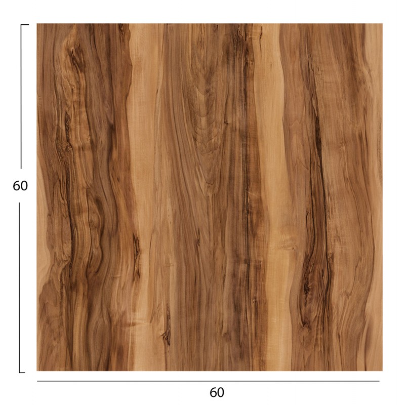 ΕΠΙΦΑΝΕΙΑ ΤΡΑΠΕΖΙΟΥ HPL ΤΕΤΡΑΓΩΝΗ HM5837.30 INDIAN SHEESHAM 60x60εκ.
