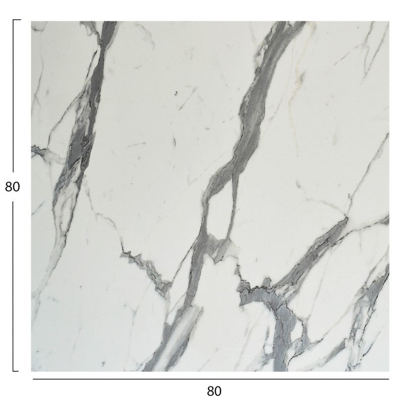 ΕΠΙΦΑΝΕΙΑ ΤΡΑΠΕΖΙΟΥ ΤΕΤΡΑΓΩΝΗ HPL HM5839.31 WHITE MARBLE 80x80εκ