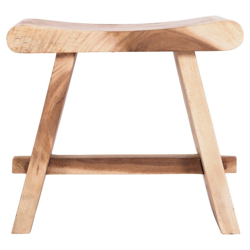 ΒΟΗΘΗΤΙΚΟ ΣΚΑΜΠΟ SADEL HM18294 ΞΥΛΟ SUAR--ΦΥΣΙΚΟ 50x30x45Υεκ.