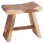 ΒΟΗΘΗΤΙΚΟ ΣΚΑΜΠΟ SADEL HM18294 ΞΥΛΟ SUAR--ΦΥΣΙΚΟ 50x30x45Υεκ.