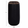 ΕΠΙΤΡΑΠΕΖΙΟ ΔΙΑΚΟΣΜΗΤΙΚΟ ΒΑΖΟ LENNOX HM4675.01S TΕΡΑΚΟΤΑ ΣΕ ΜΑΥΡΟ--Φ18x33Υεκ.