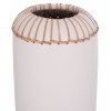 ΕΠΙΤΡΑΠΕΖΙΟ ΔΙΑΚΟΣΜΗΤΙΚΟ ΒΑΖΟ LENNOX HM4675.02S TΕΡΑΚΟΤΑ ΣΕ ΛΕΥΚΟ--Φ18x33Υεκ.