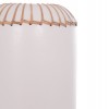 ΕΠΙΤΡΑΠΕΖΙΟ ΔΙΑΚΟΣΜΗΤΙΚΟ ΒΑΖΟ LENNOX HM4675.02S TΕΡΑΚΟΤΑ ΣΕ ΛΕΥΚΟ--Φ18x33Υεκ.