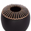 ΕΠΙΤΡΑΠΕΖΙΟ ΔΙΑΚΟΣΜΗΤΙΚΟ ΒΑΖΟ LENNOX HM4675.01L TΕΡΑΚΟΤΑ ΣΕ ΜΑΥΡΟ--Φ22x20Υεκ.