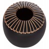 ΕΠΙΤΡΑΠΕΖΙΟ ΔΙΑΚΟΣΜΗΤΙΚΟ ΒΑΖΟ LENNOX HM4675.01L TΕΡΑΚΟΤΑ ΣΕ ΜΑΥΡΟ--Φ22x20Υεκ.