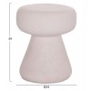 ΣΚΑΜΠΟ ΣΤΡΟΓΓΥΛΟ INTERON HM18171.02 FIBER CEMENT ΣΕ ΛΕΥΚΟ--Φ34x39Υεκ.