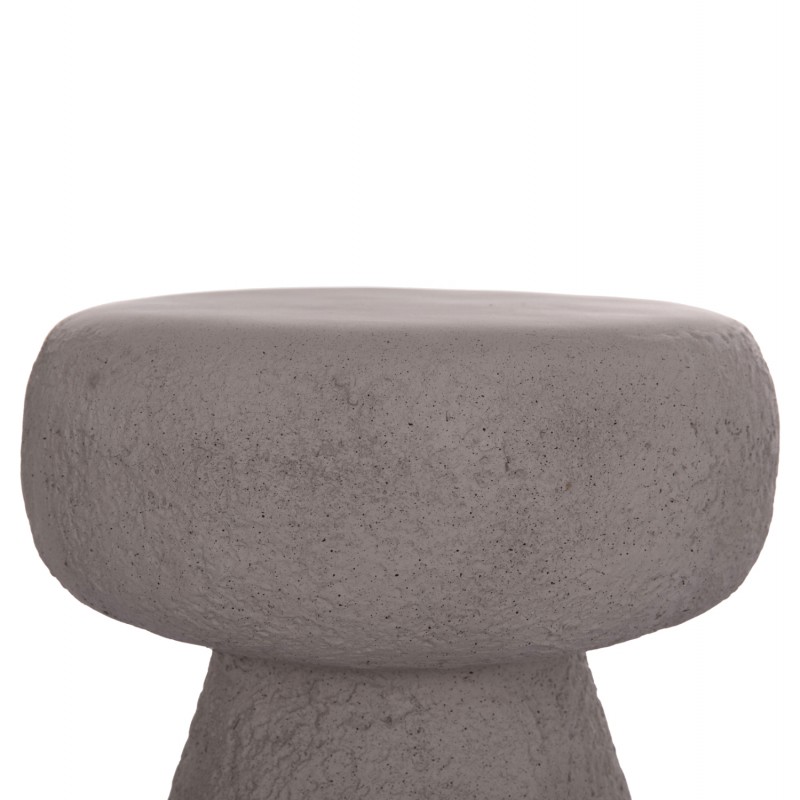 ΣΚΑΜΠΟ ΣΤΡΟΓΓΥΛΟ INTERON HM18171.03 FIBER CEMENT ΣΕ ΓΚΡΙ--Φ34x39Υεκ.