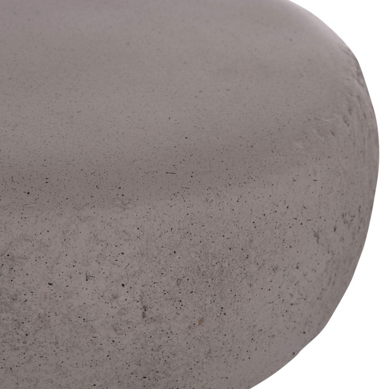 ΣΚΑΜΠΟ ΣΤΡΟΓΓΥΛΟ INTERON HM18171.03 FIBER CEMENT ΣΕ ΓΚΡΙ--Φ34x39Υεκ.