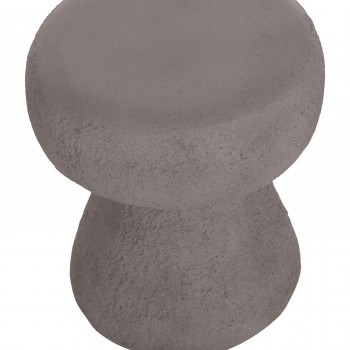 ΣΚΑΜΠΟ ΣΤΡΟΓΓΥΛΟ INTERON HM18171.03 FIBER CEMENT ΣΕ ΓΚΡΙ--Φ34x39Υεκ.