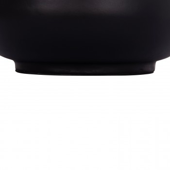 ΔΙΑΚΟΣΜΗΤΙΚΟ ΒΑΖΟ ΔΑΠΕΔΟΥ LINTER HM4662.01L FIBER CEMENT ΜΑΥΡΟ--ΞΥΛΟ ΤΕΑΚ Φ41x47Υεκ.