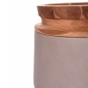ΔΙΑΚΟΣΜΗΤΙΚΟ ΒΑΖΟ ΔΑΠΕΔΟΥ LINTER HM4662.05L FIBER CEMENT ΓΚΡΙ ΜΑΤ--ΞΥΛΟ ΤΕΑΚ Φ41x47Υεκ
