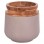 ΔΙΑΚΟΣΜΗΤΙΚΟ ΒΑΖΟ ΔΑΠΕΔΟΥ LINTER HM4662.05L FIBER CEMENT ΓΚΡΙ ΜΑΤ--ΞΥΛΟ ΤΕΑΚ Φ41x47Υεκ