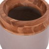 ΔΙΑΚΟΣΜΗΤΙΚΟ ΒΑΖΟ ΔΑΠΕΔΟΥ LINTER HM4662.05L FIBER CEMENT ΓΚΡΙ ΜΑΤ--ΞΥΛΟ ΤΕΑΚ Φ41x47Υεκ