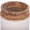 ΔΙΑΚΟΣΜΗΤΙΚΟ ΒΑΖΟ ΔΑΠΕΔΟΥ LINTER HM4662.02L FIBER CEMENT ΛΕΥΚΟ--ΞΥΛΟ ΤΕΑΚ Φ41x47Υεκ.