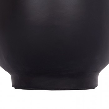 ΔΙΑΚΟΣΜΗΤΙΚΟ ΒΑΖΟ ΔΑΠΕΔΟΥ LINTER HM4662.01S FIBER CEMENT ΜΑΥΡΟ--ΞΥΛΟ ΤΕΑΚ Φ34x60Υεκ.