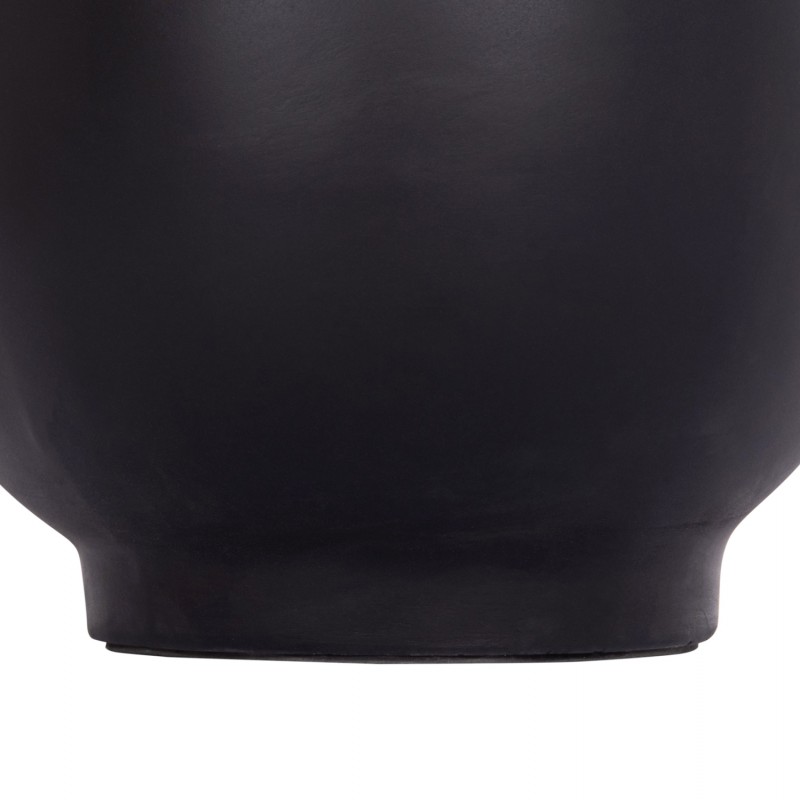 ΔΙΑΚΟΣΜΗΤΙΚΟ ΒΑΖΟ ΔΑΠΕΔΟΥ LINTER HM4662.01S FIBER CEMENT ΜΑΥΡΟ--ΞΥΛΟ ΤΕΑΚ Φ34x60Υεκ.