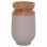 ΔΙΑΚΟΣΜΗΤΙΚΟ ΒΑΖΟ ΔΑΠΕΔΟΥ LINTER HM4662.05S FIBER CEMENT ΓΚΡΙ ΜΑΤ--ΞΥΛΟ ΤΕΑΚ Φ34x60Υεκ