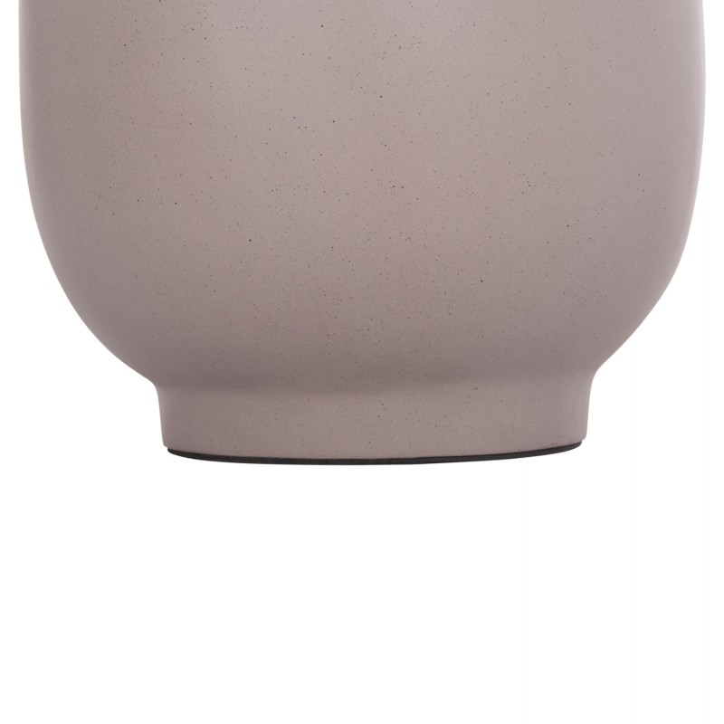 ΔΙΑΚΟΣΜΗΤΙΚΟ ΒΑΖΟ ΔΑΠΕΔΟΥ LINTER HM4662.05S FIBER CEMENT ΓΚΡΙ ΜΑΤ--ΞΥΛΟ ΤΕΑΚ Φ34x60Υεκ