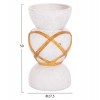 ΔΙΑΚΟΣΜΗΤΙΚΟ ΒΑΖΟ ΔΑΠΕΔΟΥ MAYNARD HM4672.02S FIBER CEMENT ΛΕΥΚΟ--RATTAN Φ27.5x50Υεκ