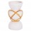 ΔΙΑΚΟΣΜΗΤΙΚΟ ΒΑΖΟ ΔΑΠΕΔΟΥ MAYNARD HM4672.02S FIBER CEMENT ΛΕΥΚΟ--RATTAN Φ27.5x50Υεκ