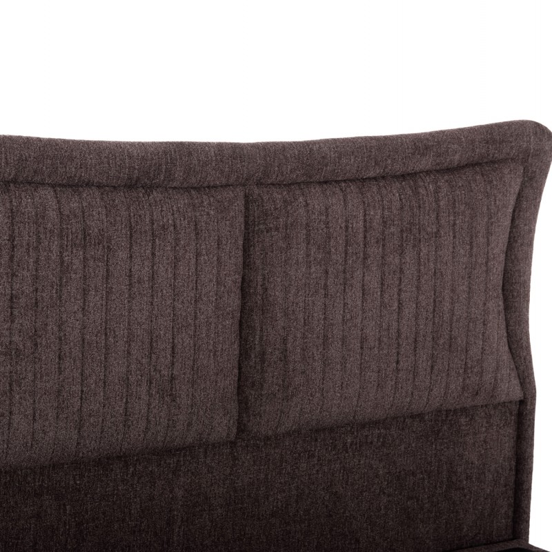 ΚΡEΒΑΤΙ ΔΙΠΛΟ NESTOR HM715.02 ΥΦΑΣΜΑ ΜΠΟΥΚΛΕ ΚΑΦΕ--ΓΙΑ ΣΤΡΩΜΑ 160x200εκ.