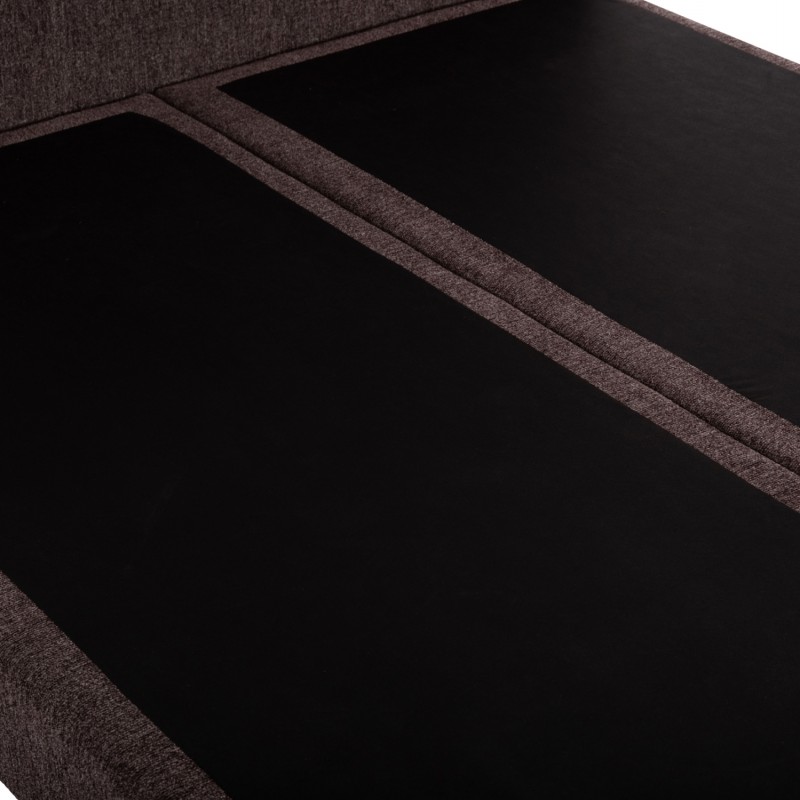 ΚΡEΒΑΤΙ ΔΙΠΛΟ NESTOR HM715.02 ΥΦΑΣΜΑ ΜΠΟΥΚΛΕ ΚΑΦΕ--ΓΙΑ ΣΤΡΩΜΑ 160x200εκ.