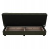ΚΑΝΑΠΕΣ ΚΡΕΒΑΤΙ ANDRI ΤΡΙΘΕΣΙΟΣ DARK OLIVE HM3239.05 180x72x77 εκ.