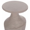 ΤΡΑΠΕΖΙ ΒΟΗΘΗΤΙΚΟ REBON HM18156.03L FIBER CEMENT ΣΕ ΓΚΡΙ--Φ40x56.5Υεκ.