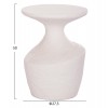 ΤΡΑΠΕΖΙ ΒΟΗΘΗΤΙΚΟ REBON HM18156.02S FIBER CEMENT ΣΕ ΛΕΥΚΟ--Φ27.5x50Υεκ.