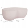 ΤΡΑΠΕΖΙ ΣΑΛΟΝΙΟΥ GERSON HM18151.02L FIBER CEMENT ΣΕ ΛΕΥΚΟ--122x78,5x40Υεκ.