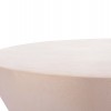 ΤΡΑΠΕΖΙ ΣΑΛΟΝΙΟΥ ΣΤΡΟΓΓΥΛΟ ALLAN HM18162.02 FIBER CEMENT ΣΕ ΑΝΟΙΧΤΟ ΜΠΕΖ--Φ92x49Υεκ.