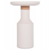 ΒΟΗΘΗΤΙΚΟ ΤΡΑΠΕΖΙ TRED(T) HM18169.02 FIBER CEMENT ΛΕΥΚΟ-ΦΥΣΙΚΟ RATTAN--Φ40x61Υεκ.