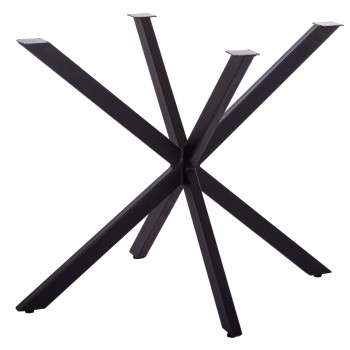 ΒΑΣΗ ΤΡΑΠΕΖΙΟΥ ΜΑΥΡΗ ΜΕΤΑΛΛΙΚΗ ΧΙΑΣΤΙ HM6255 ΓΙΑ ΕΠΙΦΑΝΕΙΑ 120Χ80εκ