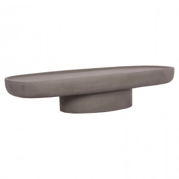 ΤΡΑΠΕΖΙ ΣΑΛΟΝΙΟΥ DESSY HM18153.03 FIBER CEMENT ΣΕ ΓΚΡΙ--151x66x30Υεκ.