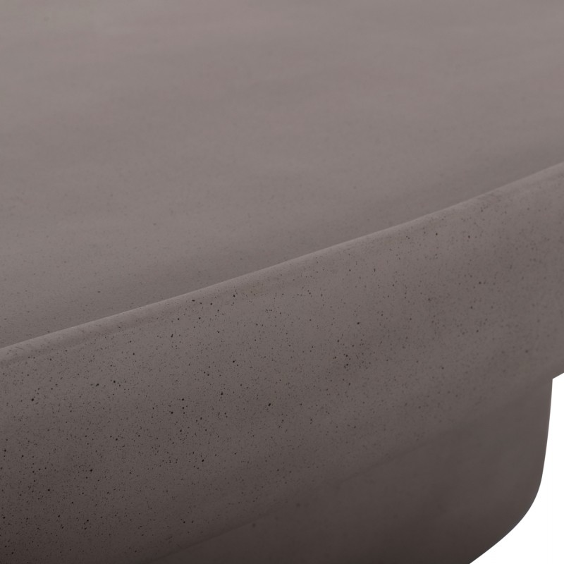 ΤΡΑΠΕΖΙ ΣΑΛΟΝΙΟΥ DESSY HM18153.03 FIBER CEMENT ΣΕ ΓΚΡΙ--151x66x30Υεκ.