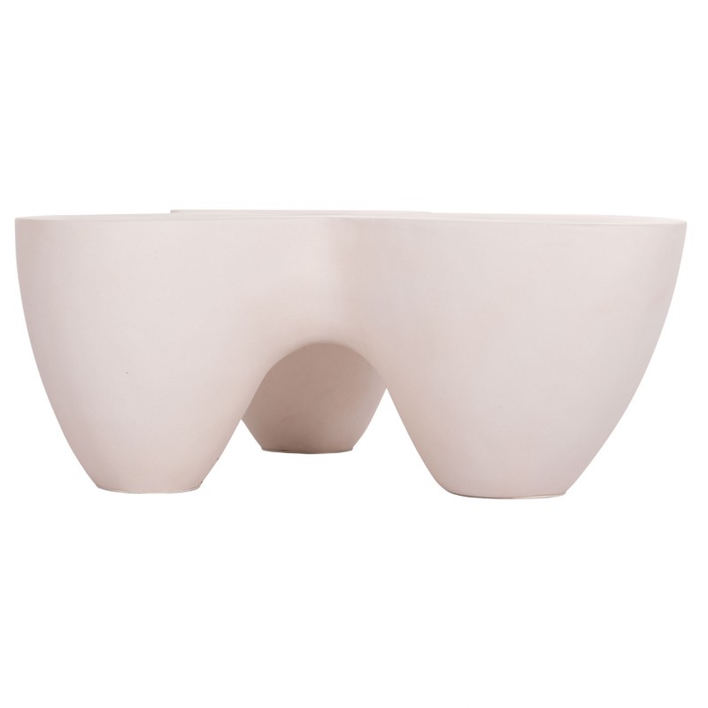 ΤΡΑΠΕΖΙ ΣΑΛΟΝΙΟΥ SALLEN HM18161.02 FIBER CEMENT ΣΕ ΛΕΥΚΟ--108x94x38,5Υεκ.