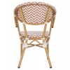 ΠΟΛΥΘΡΟΝΑ BAMBOO LOOK HM5861.03 ΚΑΦΕ-ΛΕΥΚΟ 58.5x58x82Υεκ.